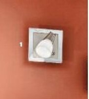 Bodová - OR STR 10-423/1 Nástěnné svítidlo 1x40W G9, satin, průměr skla 5,5cm, vypínač - ORION