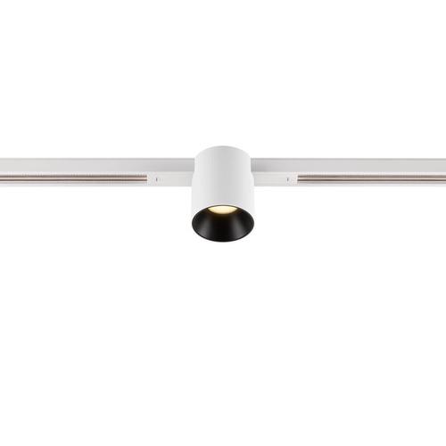 Lištové Magnetic SLV - LA 1008949 FIX-IT! 48V, DALI, kulatý, standardní stopa, spot, 3000 K, 6,6 W, 36°, bílá / černá - BIG WHITE (SLV) - foto 1