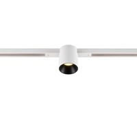 Lištové Magnetic SLV - LA 1008949 FIX-IT! 48V, DALI, kulatý, standardní stopa, spot, 3000 K, 6,6 W, 36°, bílá / černá - BIG WHITE (SLV)
