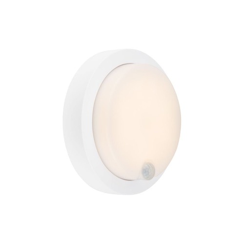 Nástěnná - BRILO 3765016 nabíjecí LED svítidlo s pohybovým a soumrakovým senzorem, 17 cm, 4W, 700lm, bílé - BRILO - foto 1