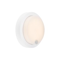 Nástěnná - BRILO 3765016 nabíjecí LED svítidlo s pohybovým a soumrakovým senzorem, 17 cm, 4W, 700lm, bílé - BRILO