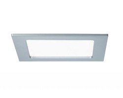 Koupelnová - P 92077 Zápustný LED panel hranatý 12W 4000K matný chrom IP44 - PAULMANN