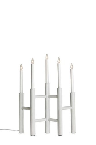 Interiérové dekorace - MAR 705856 Cassiopeia bílý svícen - Markslöjd - foto 1