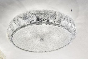 Kruhová - OR DL 7-535/42 CHRO Stropní svítidlo 4x25W G9 chrom/křišťál 1A, průměr 42cm - ORION