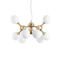 Vícečetná - ILUX 241036 NODI SP9 OTTONE SATINATO - IDEALLUX