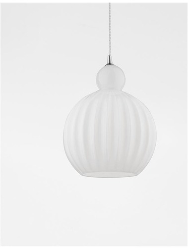 Koule - NV 9190883 Závěsné svítidlo ODELL chromovaný hliník opálové sklo E27 1x12W 230V IP20 bez žárovky - NOVA LUCE - foto 1