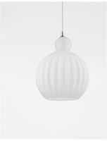 Koule - NV 9190883 Závěsné svítidlo ODELL chromovaný hliník opálové sklo E27 1x12W 230V IP20 bez žárovky - NOVA LUCE
