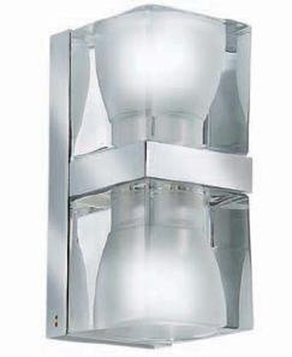 Dekorativní - FAB D28D0200 Nástěnné svítidlo Cubetto křišťálové sklo 2x60W G9 230V chrom - FABBIAN - foto 1