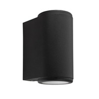 Nástěnná - NS 1370BL Nástěnné svítidlo MANDAL černé 2x LED GU10 7,8W 500lm 2700K UP / DOWN - NORLYS