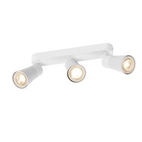 Bodová - LA 1008326 PURI 2.0 Cone nástěnná a stropní svítidlo, dlouhé provedení, 3 x max. 6W GU10, bílé - BIG WHITE (SLV)