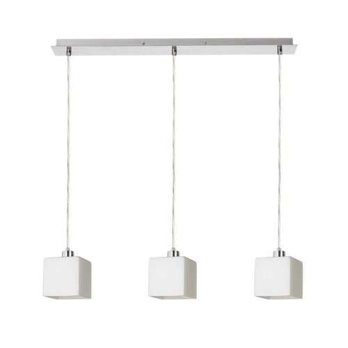 Vícečetná - RED R14019 DADOS III 60 závěsná opálové sklo/matný nikl 230V E27 3x11W - RED - DESIGN RENDL - foto 1