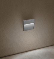 Nástěnná - CEN PEOGS-041040 SEGNAPASSO LED PASEO QUADRATO venkovní nástěnné svítidlo šedá 4W 4000K IP54 - CENTURY