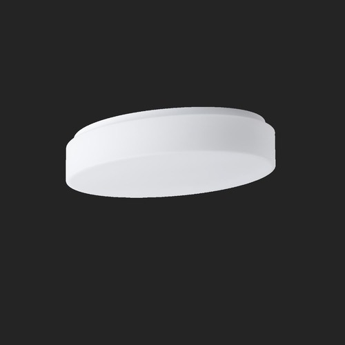 Nouzová - OS GEM48692 GEMINI 1 stropní/nástěnné skleněné svítidlo bílá IP43 4000 K 20W LED nouzové kombinované 3 h (původní kód OS 48692) - OSMONT - foto 1