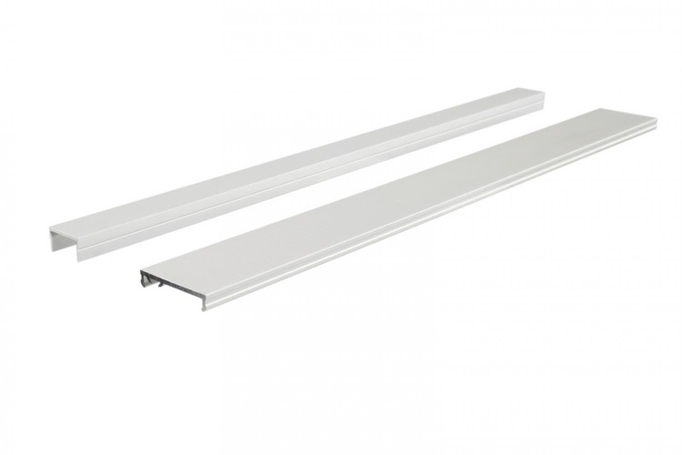 Plexi pro Al profily - IMPR 988207 Deko-Light profil kryt - Plano ES a MS Uplight prázdný segment, alu elox - foto 1