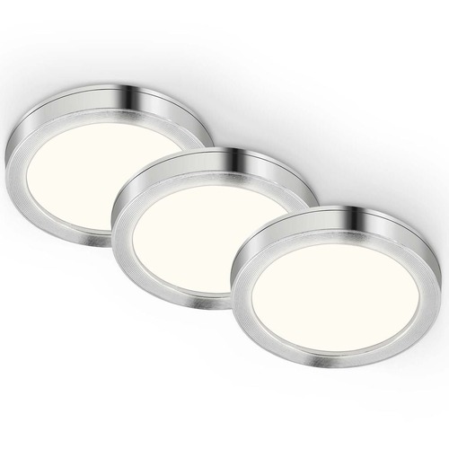 Přisazená - TF 205009TF TELEFUNKEN 3ks sada skříňkové svítidlo, pr. 6 cm, 1,8 W, 170 lm, hliník - BRILONER - foto 1