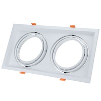 Spotřební materiál a příslušenství - Obdélníkové 2xAR111 kroužky nastavitelné