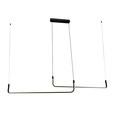 LED závěsná svítidla Optonica - Závěsná LED lampa 25W Sand Black - foto 1