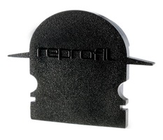 Krytky pro Al profily - IMPR 979652 Koncovka R-ET-02-15 černá 30 mm 2 ks - LIGHT IMPRESSIONS