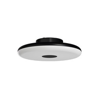 Kruhová - OS ZET60502 ZETA 1 FP stropní/nástěnné plastové svítidlo černá IP40 4000 K 31W LED - OSMONT
