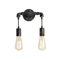 Dekorativní - FAN I-AMARCORD-AP2 Nástěnné svítidlo Amarcord, rezavé, 2 x E27, 23 x 8,3 x 26 cm - FANEUROPE