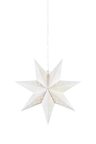 Interiérové dekorace - MAR 705897 Blank bílá závěsná hvězda 45 cm - Markslöjd - foto 1