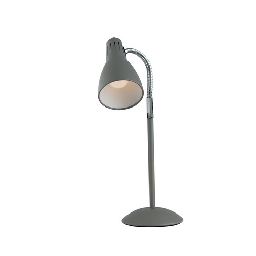 Stolní lampy dekorační - FAN I-LOGIKO-L GR Stolní lampa Lumetto Logiko, šedé, 1 x E14, 13 x 8,5 x 42,5 cm - FANEUROPE - foto 1