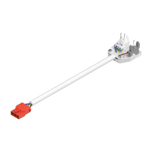 Patice a spojky - LA 1009200 RETRO CON 3P006 Konektor 3pólová zástrčka - BIG WHITE (SLV) - foto 1