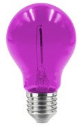 E27 - CEN FSTARMAG-062722 LED FIESTA žárovka DECO PURPUROVÁ 0,6W E27 2200K 50Lm 36VDC IP43 - CENTURY