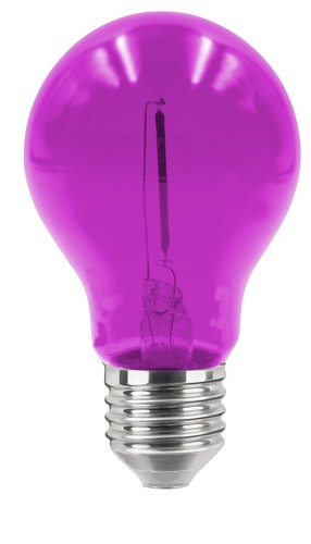 E27 - CEN FSTARMAG-062722 LED FIESTA žárovka DECO PURPUROVÁ 0,6W E27 2200K 50Lm 36VDC IP43 - CENTURY - foto 1