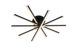 LED stropní svítidla - LED stropní lampa 50W černá