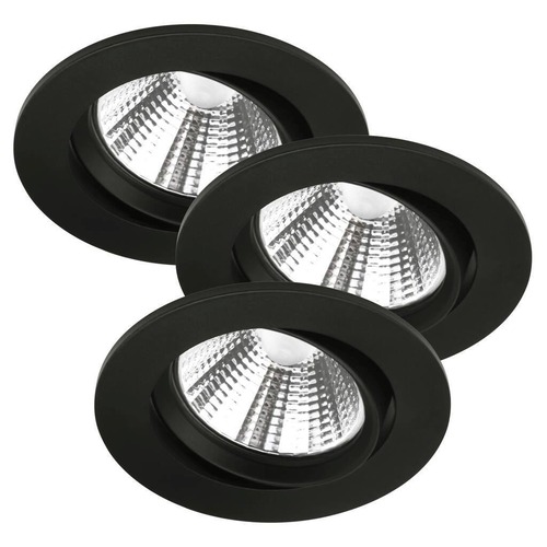 Kruhová - NOR 47580103 Vestavné svítidlo Fremont 2700K 3-Kit 3x5,5W LED černá - NORDLUX - foto 1