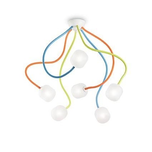 Dekorativní - ILUX 174976 Stropní svítidlo Ideal Lux Octopus PL6 color 174976 barevné - IDEALLUX - foto 1