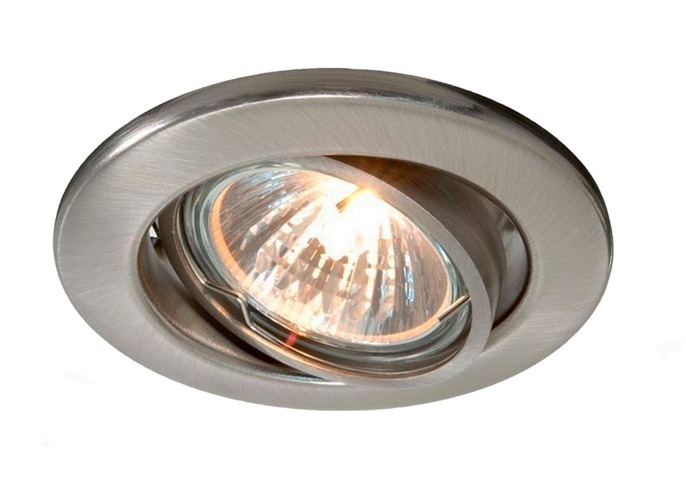 Kruhová - IMPR 110034 Deko-Light stropní vestavné svítidlo 220-240V AC/50-60Hz GU10 1x max. 35,00 W stříbrná - LIGHT IMPRESSIONS - foto 1