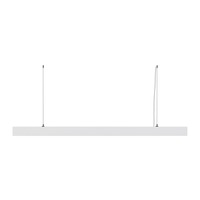 Podélná - M P051PL-L40W4K Závěsné svítidlo Basis 4000K 40W studená bílá 3040lm bílý hliník - MAYTONI