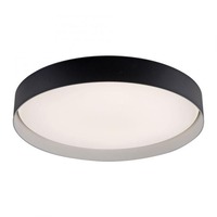 Kruhová - LD 14595-18 Kolekce Schöner Wohnen LED stropní svítidlo TAVOLI, černá, kruhové průměr 49cm, stmívatelné, dálkový ovladač, 2700-6500K - JUST LIGHT