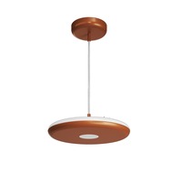 Kruhová - OS ZET60082 ZETA ST1 PF závěsné plastové svítidlo terakota / bílá IP40 3000 K 31W LED - OSMONT