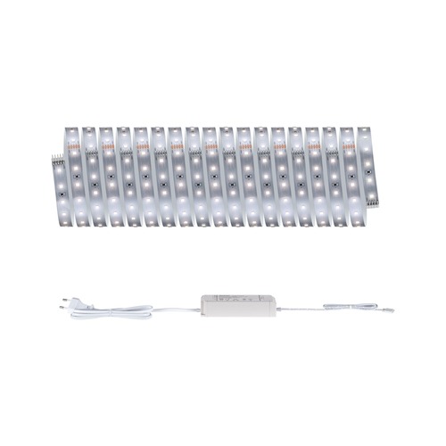 Pracovní osvětlení - P 71235 MaxLED 500 LED Strip neutrální bílá základní sada 10m 28W 550lm/m 64 LEDs/m 4000K 40VA - PAULMANN - foto 1