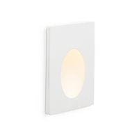 Zapuštěná - FARO 63281 PLAS zapuštěné nástěnné svítidlo, bílá, oválné - FARO