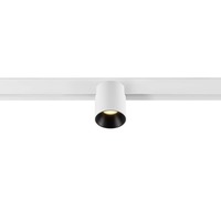 Lištové Magnetic SLV - LA 1008961 FIX-IT! 48V, DALI, kulatý, povrchová montáž, spot, 3000K, 6,6 W, 36°, bílá / černá - BIG WHITE (SLV)