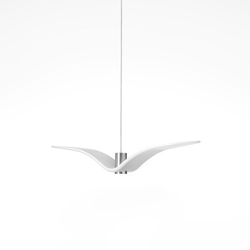 Dekorativní - BRO PC00962_001 Night Birds, závěsné svítidlo, 5W LED, opal / opaktní sklo, délka 78cm - BROKIS A - foto 1