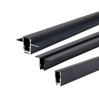 Magnetické kolejové systémy & příslušenství - Track System Three-Phase R15 Build-in - Černá