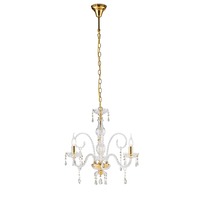 Dekorativní - FAN I-MONALISA/3 Závěsné svítidlo Monalisa, zlaté, 3 x E14, 53 x 145 cm - FANEUROPE