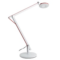 Stolní lampy dekorační - FAN LEDT-LOCKE-WHITE Stolní lampa LED LOCKE bílá 6W 700lm 4000K 19,3x55 cm - FANEUROPE