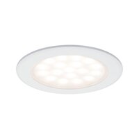 Zapuštěná - P 99921 LED nábytkové vestavné svítidlo kruhové 2ks sada 2x2,5W bílá mat - PAULMANN