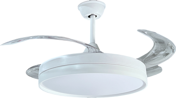 LED stropní svítidla - LED stropní ventilátor 36W/3CCT bílá + dálkové ovládání