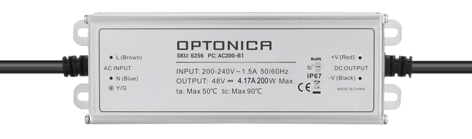 Voděodolný - Vodotěsný zdroj LED IP67 200W 48V 4.17 Záruka 3 roky