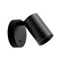 Bodová - IMPR 341334 Deko-Light nástěnné přisazené svítidlo Can Tilt kulaté, 1x 7,5 W GU10, černá - LIGHT IMPRESSIONS