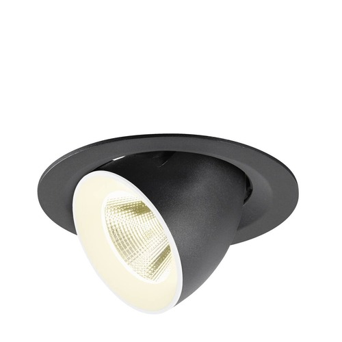 Kruhová - LA 1009578 NUMINOS® GIMBLE M Stropní vestavné svítidlo, 4000 K, 20°, černé / bílé - BIG WHITE (SLV) - foto 1