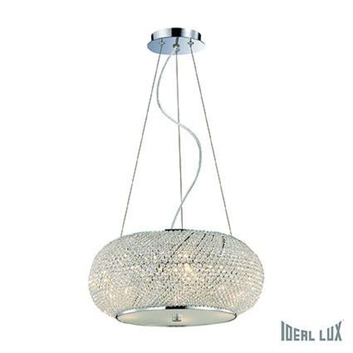 Kruhová - ILUX 082158 Závěsné svítidlo Ideal Lux Pasha SP6 cromo 082158 chromová 45cm - IDEALLUX - foto 1