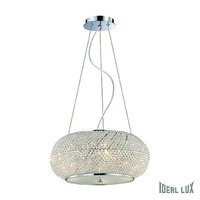 Kruhová - ILUX 082158 Závěsné svítidlo Ideal Lux Pasha SP6 cromo 082158 chromová 45cm - IDEALLUX